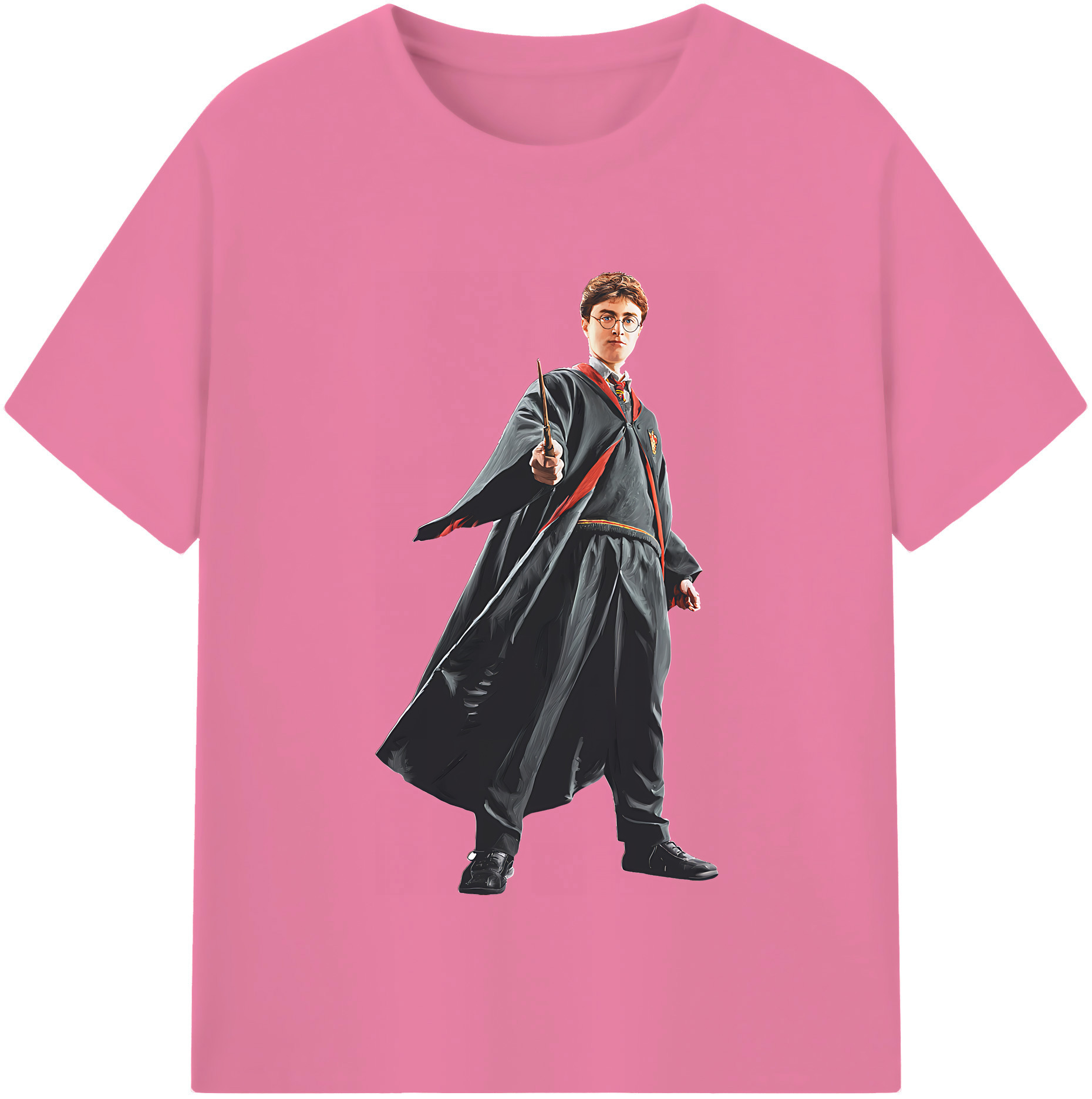 （画像用） Harry Potter ハリー・ポッターシリーズ 綿100％半袖Tシャツ（フロントプリント）